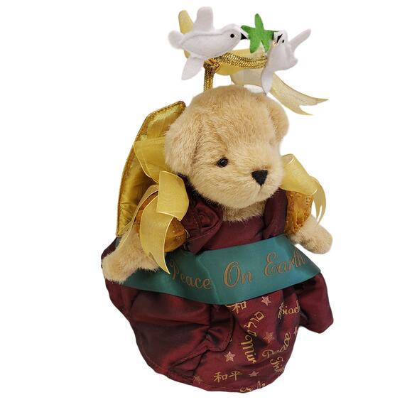 Vintage Muffy VanderBear Peace on Earth Italian Renaissance Angel 2009 w Stand - Picture 2 of 12